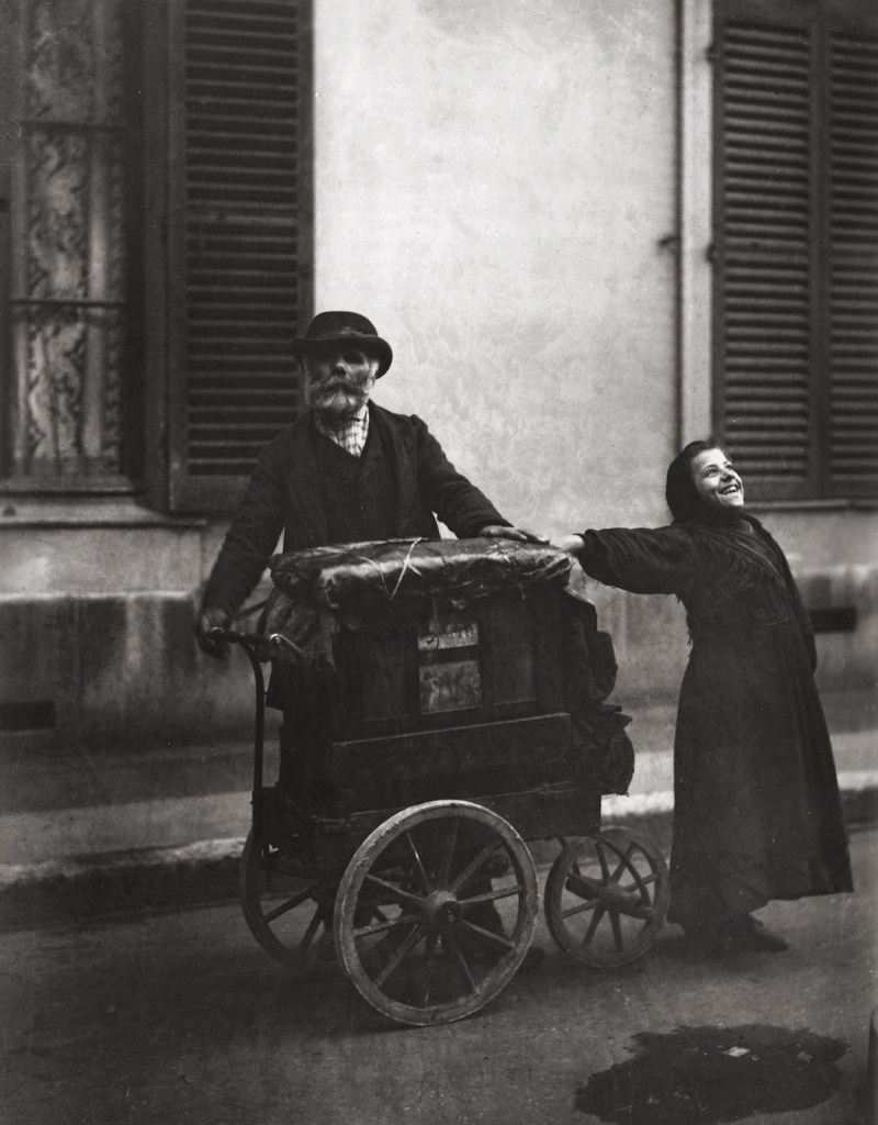 Eugène Atget (French, 1857-1927) 'Street diversions (or B organ)' 1898-1899