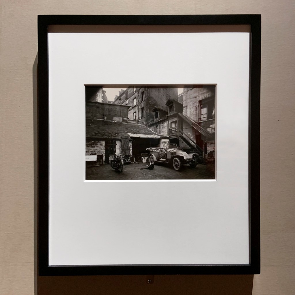 Eugène Atget (French, 1857-1927) 'Courtyard, 7 Rue de Valence, 5th arr.' June 1922 (installation view) Eugène Atget (French, 1857-1927) 'Courtyard, 7 Rue de Valence, 5th arr.' June 1922 (installation view)