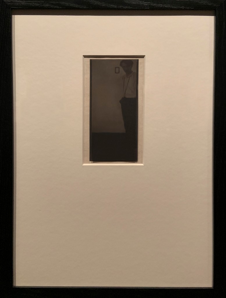 Francis James Mortimer (British, 1874-1944) 'Alvin Langdon Coburn at the Opening of His One-Man Exhibition the Royal Photographic Society, London' 1906 (installation view)