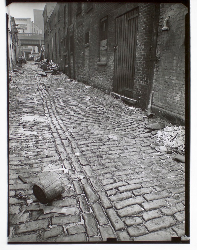 Berenice Abbott (American, 1898-1991) 'Charles Lane, between West and Washington Street' September 20, 1938