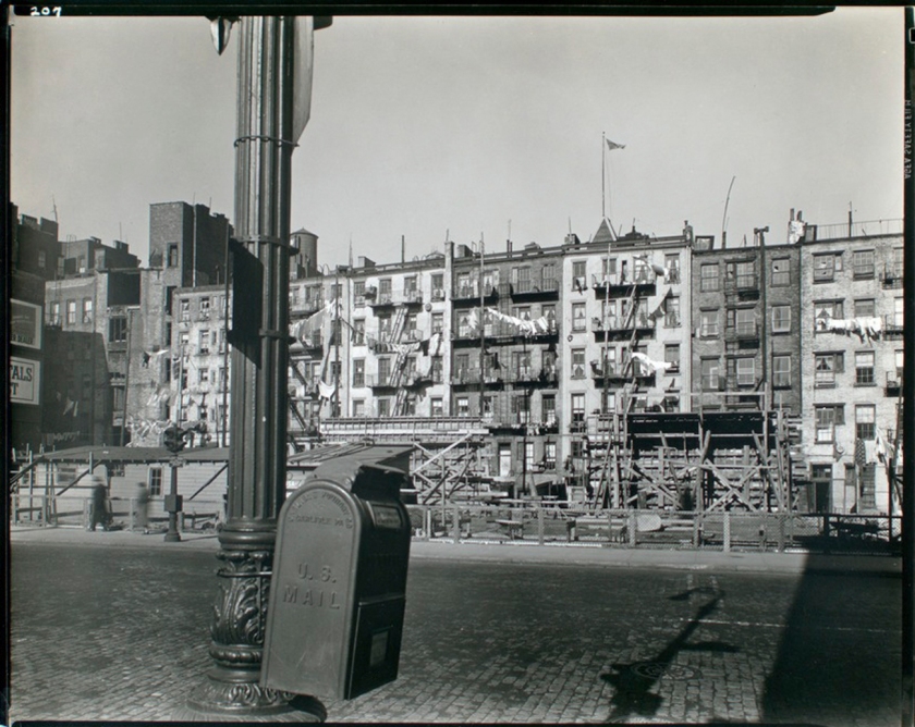 Berenice Abbott (American, 1898-1991) 'Old Law Tenements, 35-47 East 1st Street' February 11, 1937