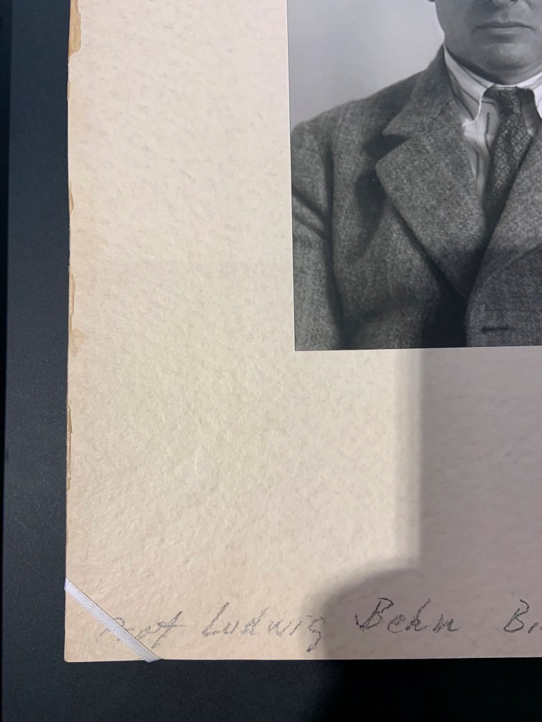 August Sander (German, 1876-1964) 'Professor Ludwig Behn, Bildhaver, Munich' 1920s (detail)