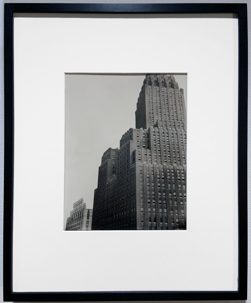 Berenice Abbott (American, 1898-1991) 'New York Telephone Company Building, 140 West Street, Manhattan' 1936 (installation view)