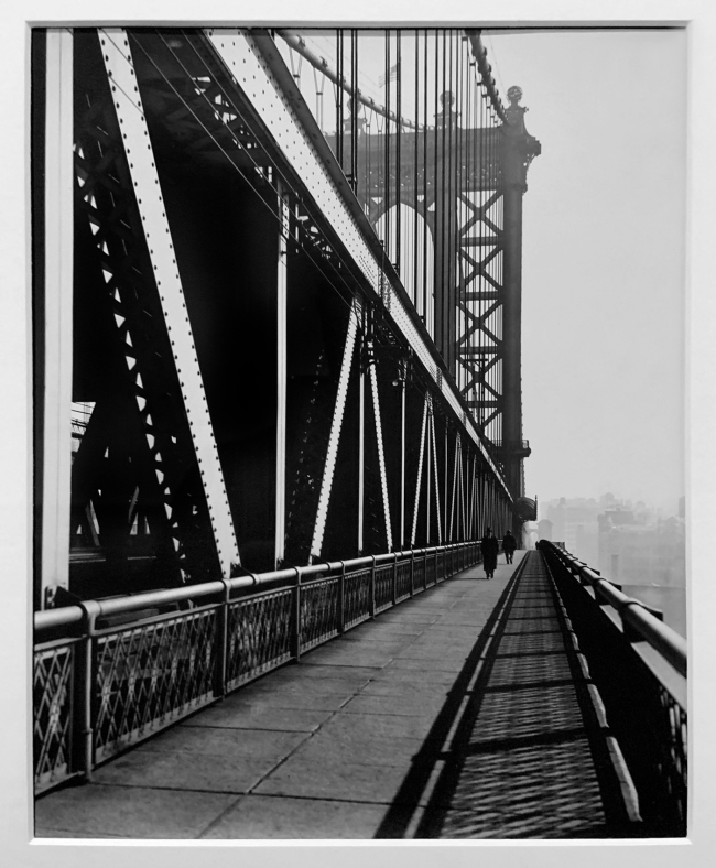 Berenice Abbott (American, 1898-1991) 'Manhattan Bridge, Manhattan' 1935 (installation view)