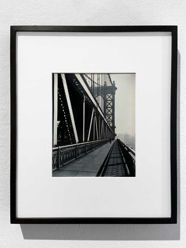 Berenice Abbott (American, 1898-1991) 'Manhattan Bridge, Manhattan' 1935 (installation view)