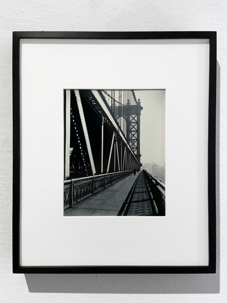 Berenice Abbott (American, 1898-1991) 'Manhattan Bridge, Manhattan' 1935 (installation view)
