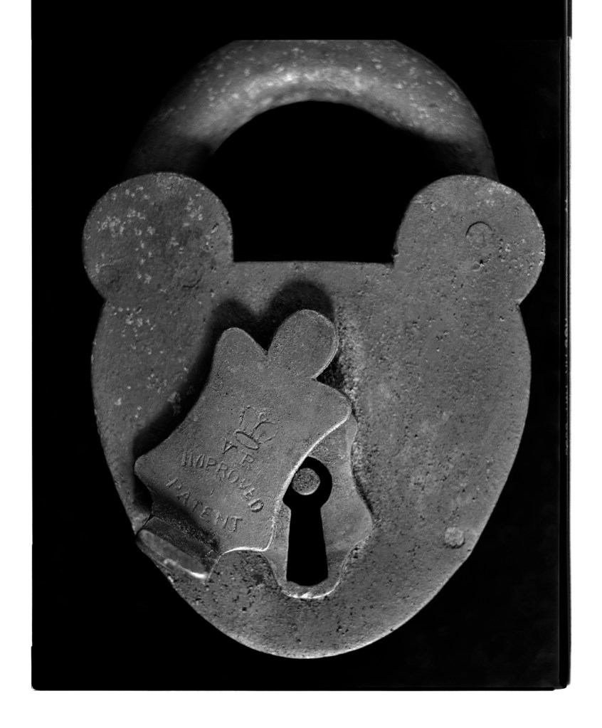 Marcus Bunyan (Australian, born England 1958) 'Padlocks/People' 1995-1996