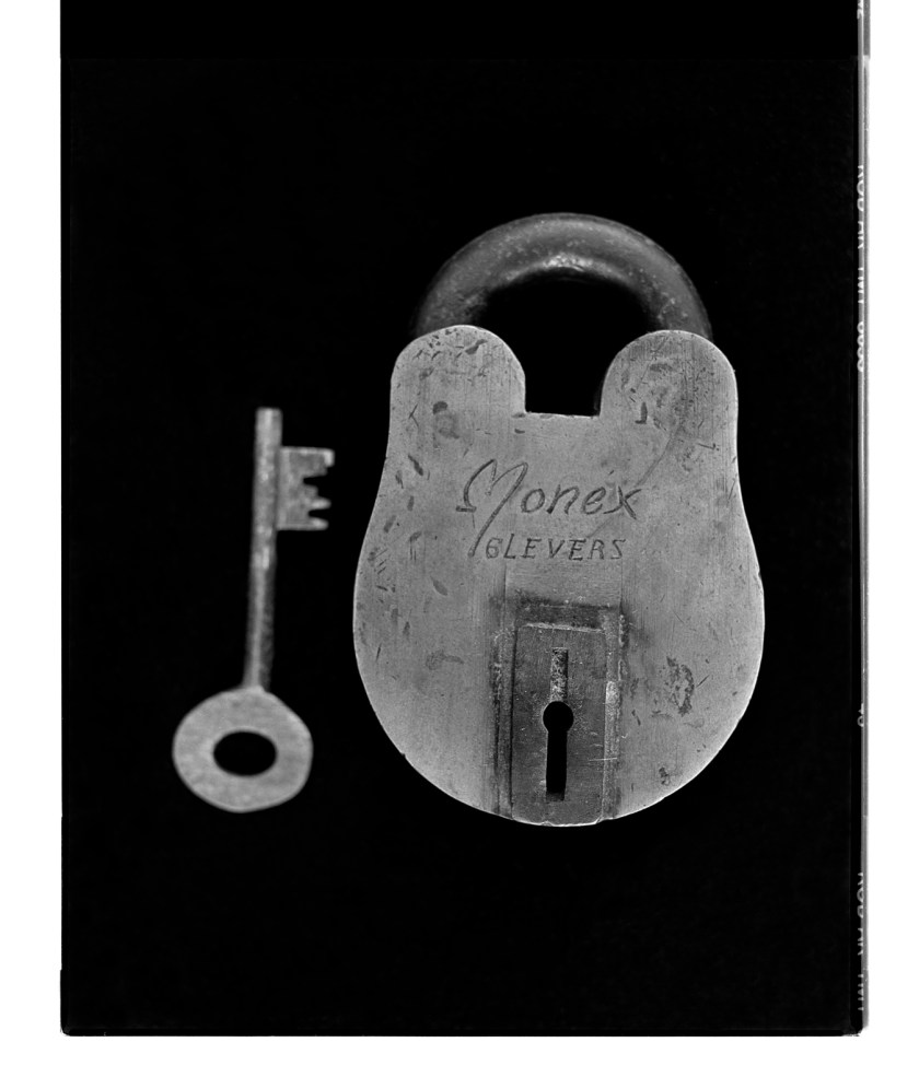 Marcus Bunyan (Australian, born England 1958) 'Padlocks/People' 1995-96