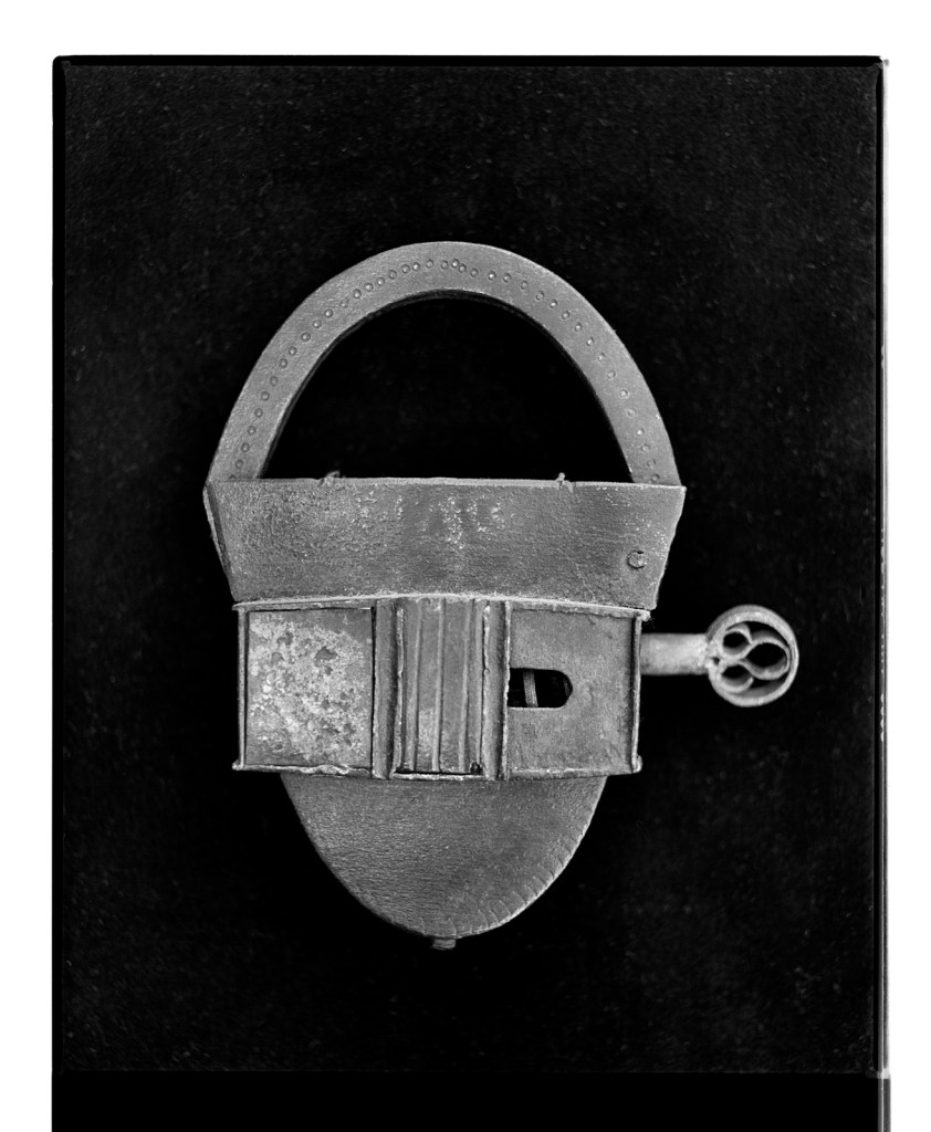 Marcus Bunyan (Australian, born England 1958) 'Padlocks/People' 1995-1996