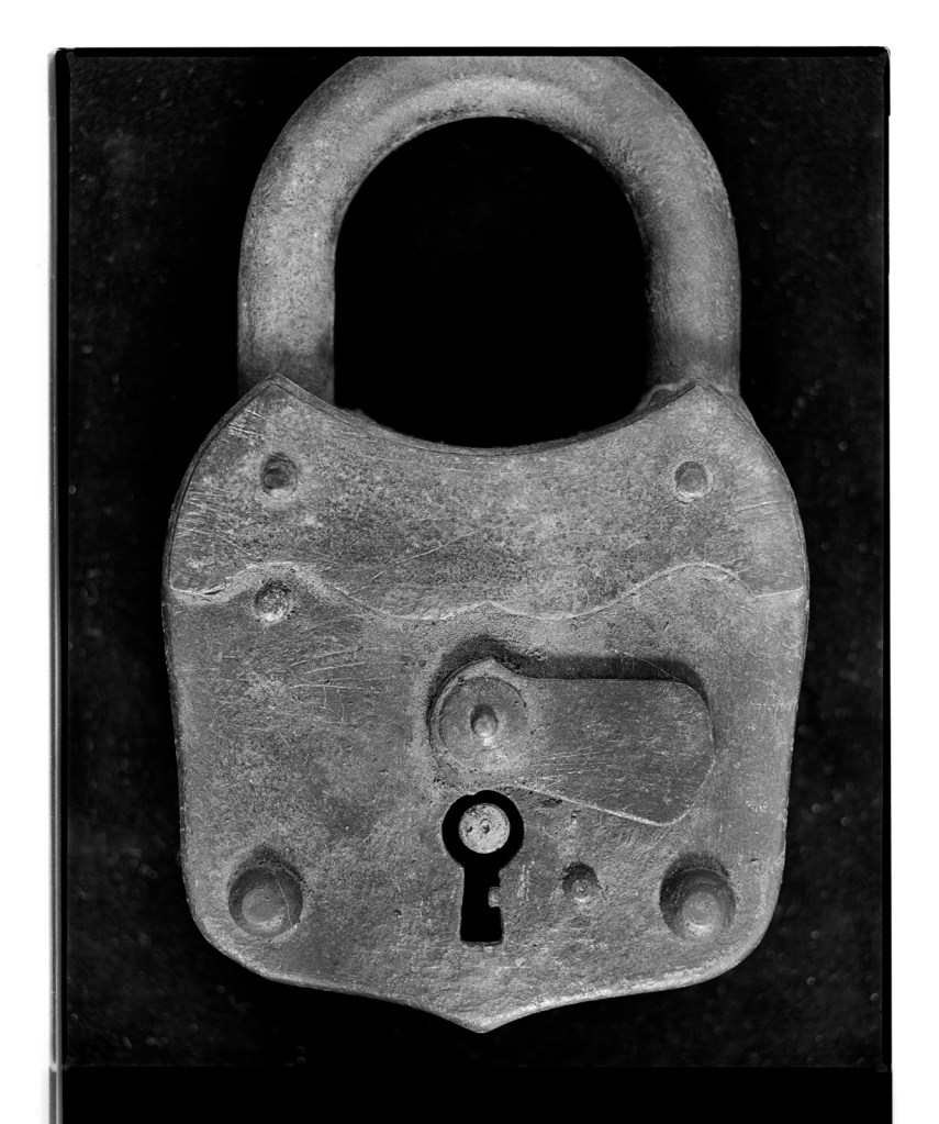 Marcus Bunyan (Australian, born England 1958) 'Padlocks/People' 1995-1996