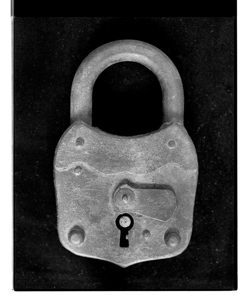 Marcus Bunyan (Australian, born England 1958) 'Padlocks/People' 1995-1996