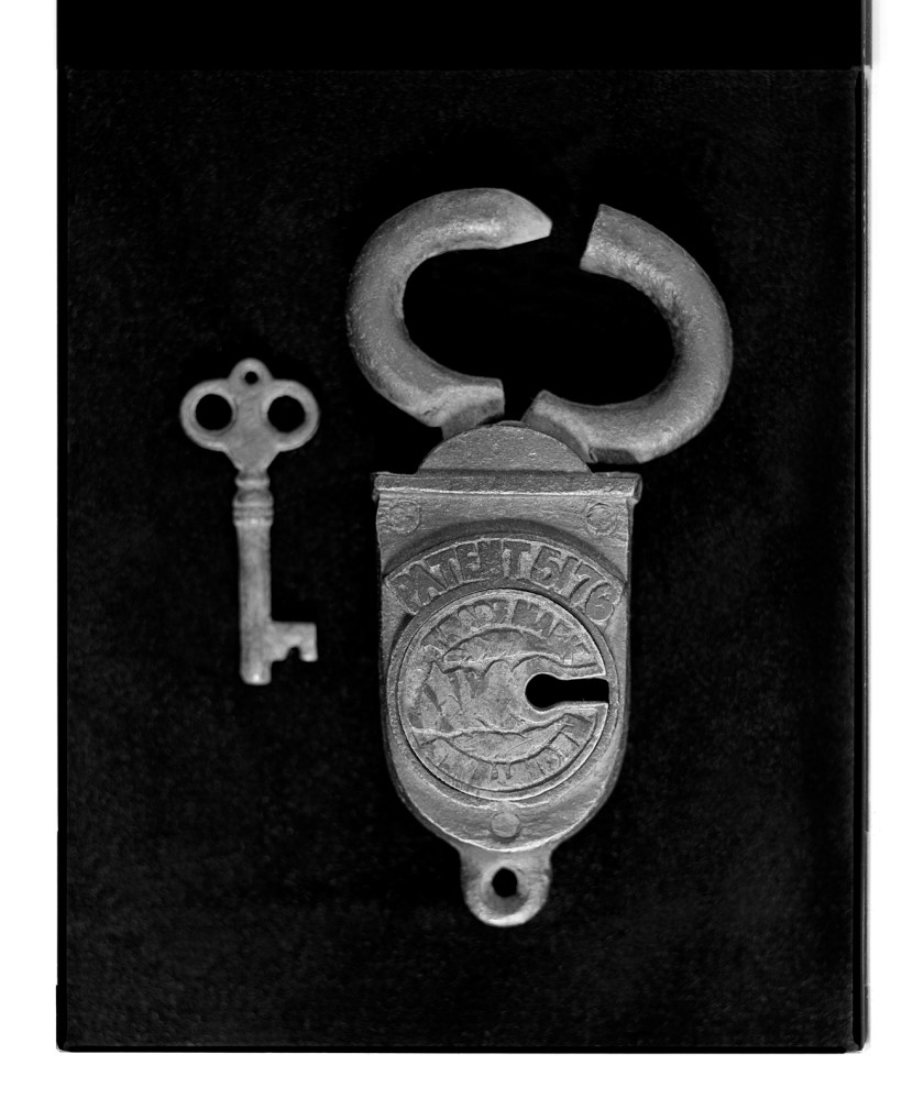 Marcus Bunyan (Australian, born England 1958) 'Padlocks/People' 1995-96