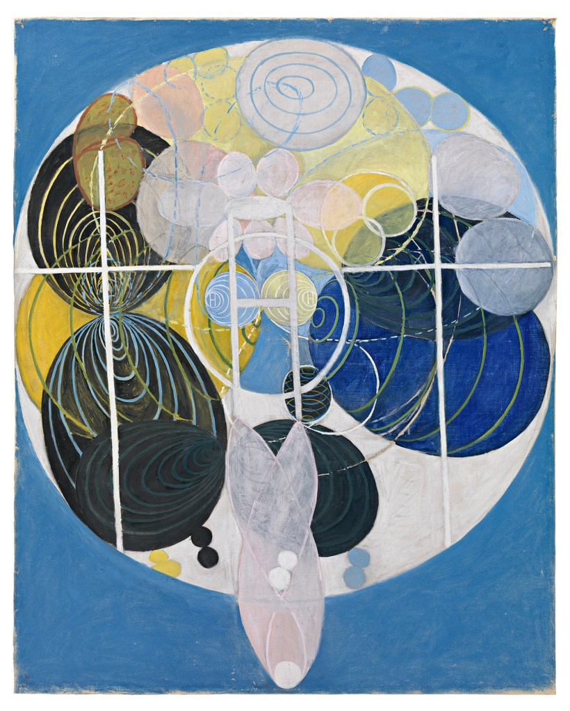 Hilma af Klint (Swedish, 1862-1944) 'The Large Figure Paintings, No. 5' 1907
