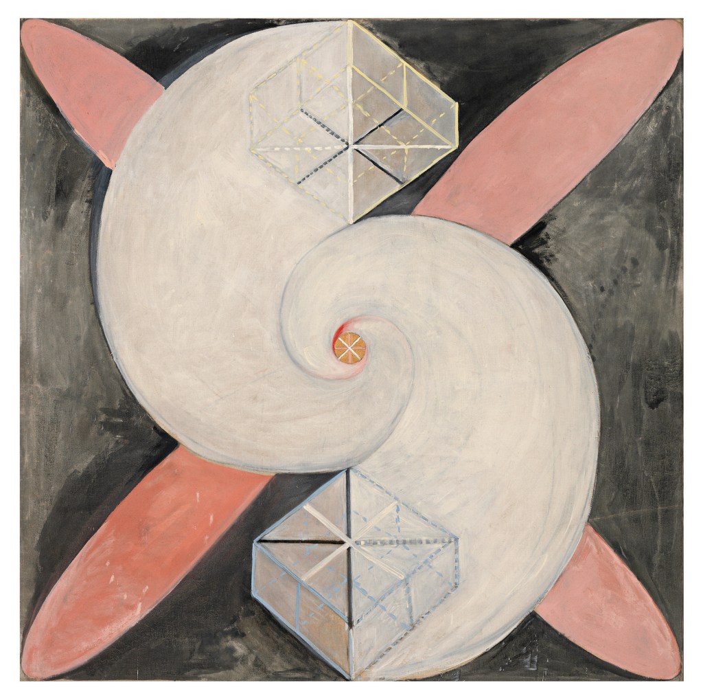Hilma af Klint (Swedish, 1862-1944) 'Serie SUW/UW, Grupp IX/SUW, The Swan, No. 21' 1915