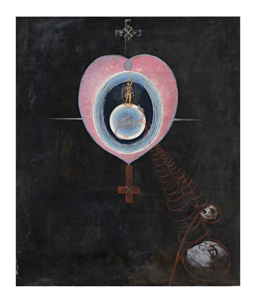 Hilma af Klint (Swedish, 1862-1944) 'The Dove, no. 9' 1915