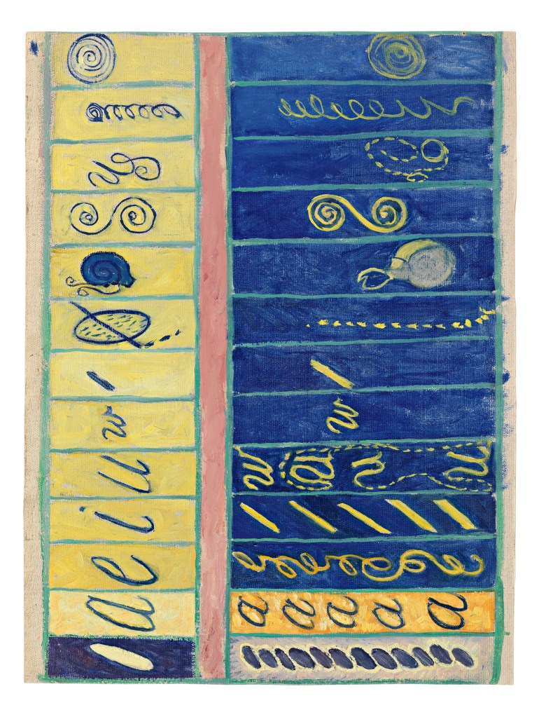 Hilma af Klint (Swedish, 1862-1944) 'Group I, Primordial Chaos, No. 10' 1906