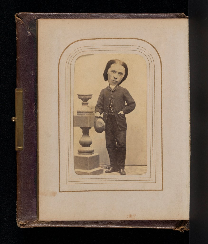 Unknown artist. '[Carte-de-visite Album of Collaged Portraits]' 1850s-1860s