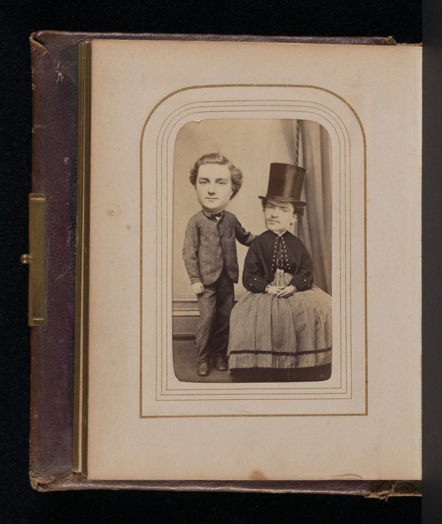 Unknown artist. '[Carte-de-visite Album of Collaged Portraits]' 1850s-1860s