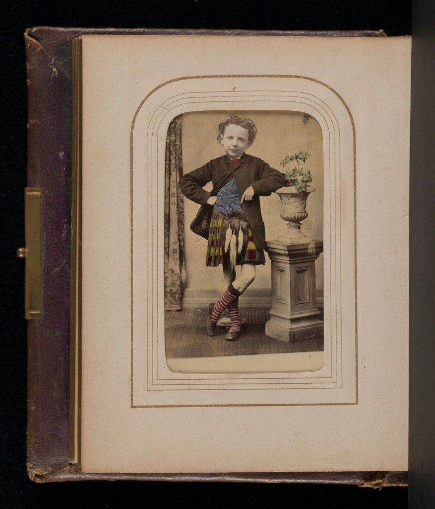Unknown artist. '[Carte-de-visite Album of Collaged Portraits]' 1850s-1860s