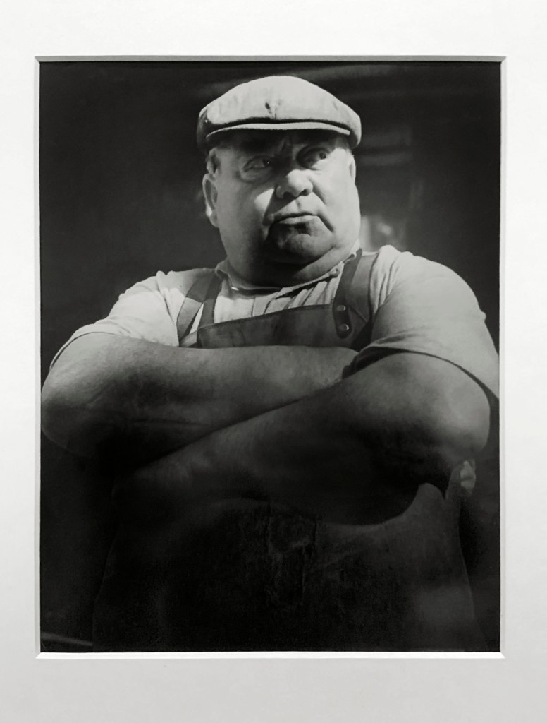 Brassaï (French, 1899-1984) 'Market Porter, Les Halles' 1939 (installation view)