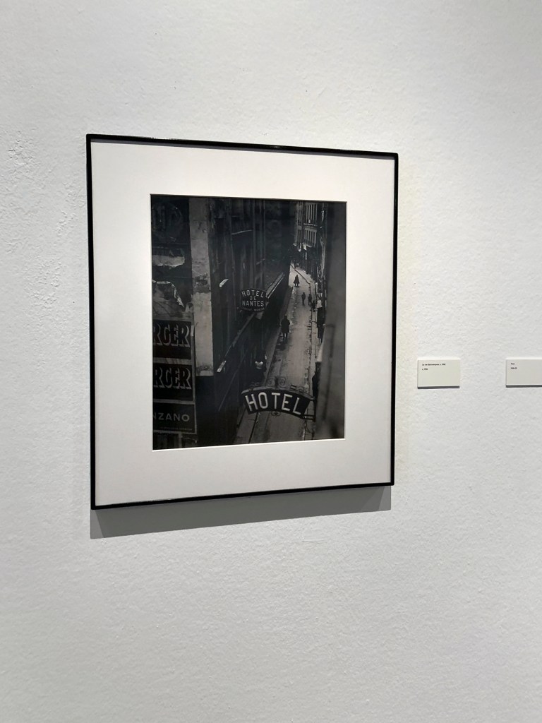 Brassaï (French, 1899-1984) 'La rue Quincampoix' c. 1932 (installation view)