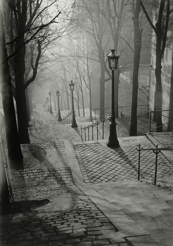 Brassaï (French, 1899-1984) 'Les Escaliers de Montmartre, Paris' 1936 from the exhibition 'Brassaï' at Foam, Amsterdam, Sept - Dec, 2019