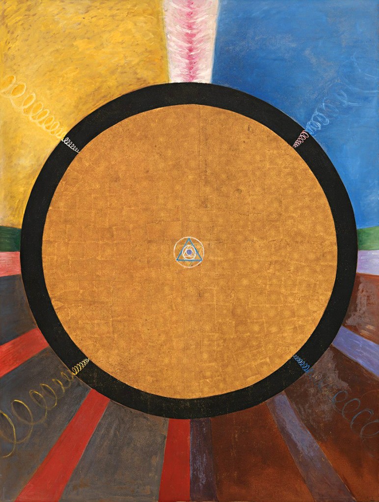 Hilma af Klint (Swedish, 1862-1944) 'Altarpiece Grupp X, No. 3' 1915
