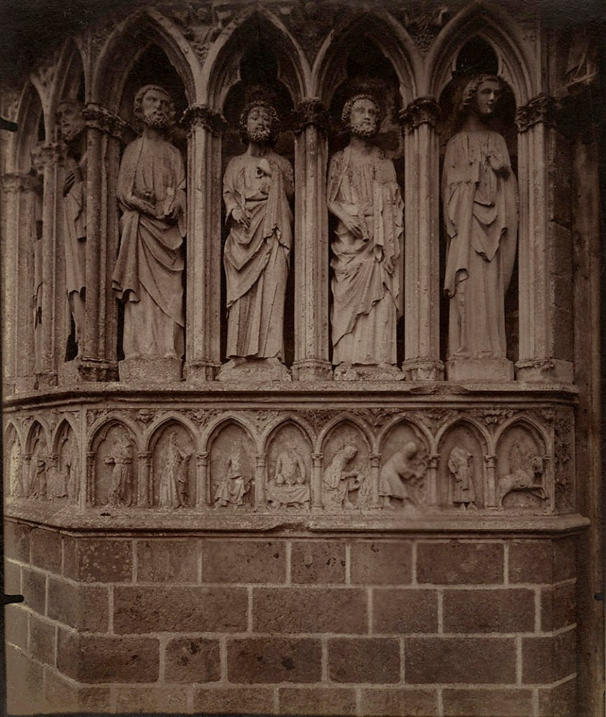 Eugène Atget (French, 1857-1927) 'Le Portail de l'église Saint-Éliphe, Rampillon (Seine-et-Marne)' 1921