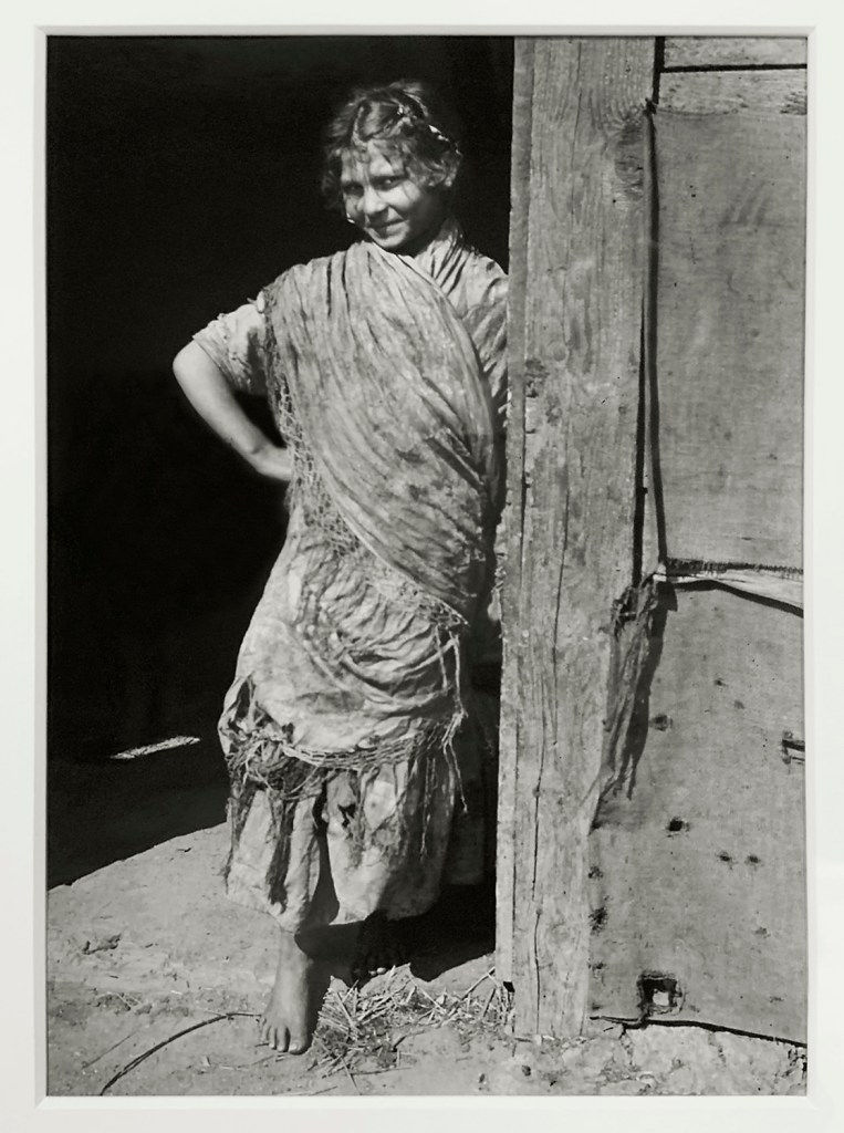 André Kertész (Hungarian, 1894-1985) 'Jeune Tzigane' 'Young Gypsy' 1918 (installation view)