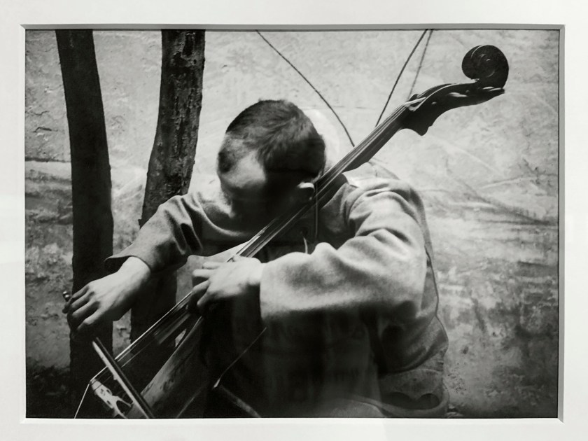 André Kertész (Hungarian, 1894-1985) 'Violoncelliste' 'Cellist' 1916