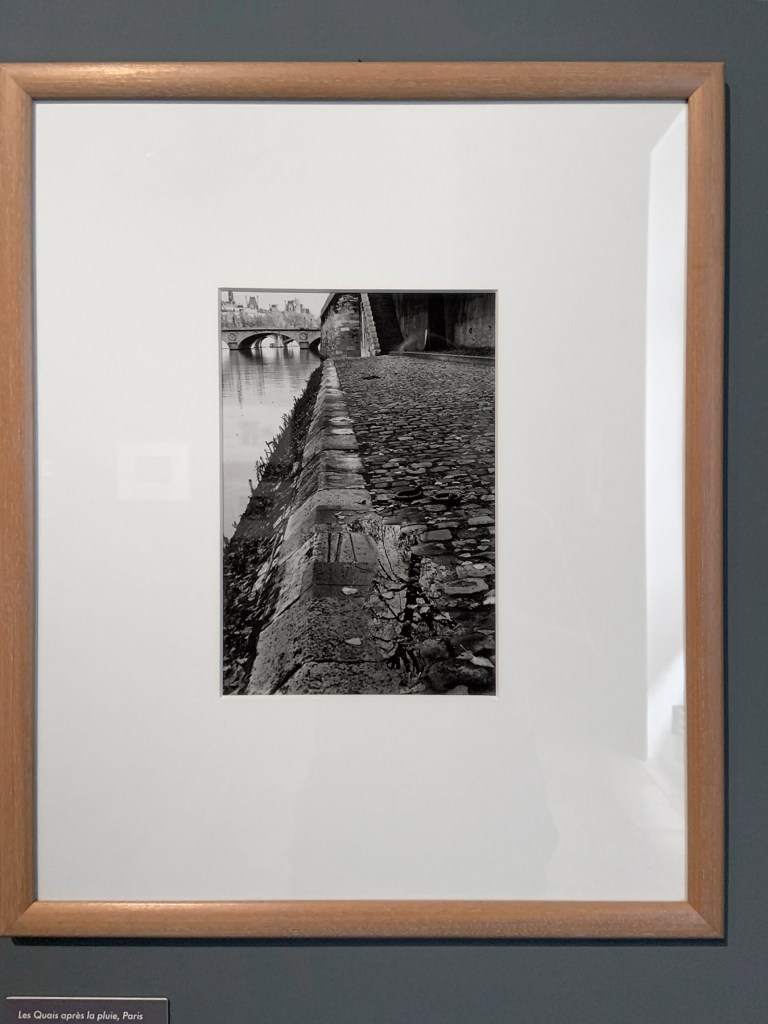 André Kertész (Hungarian, 1894-1985) 'Les Quais après la pluie, Paris The' 'Quays after the rain, Paris' 1963 (installation view)