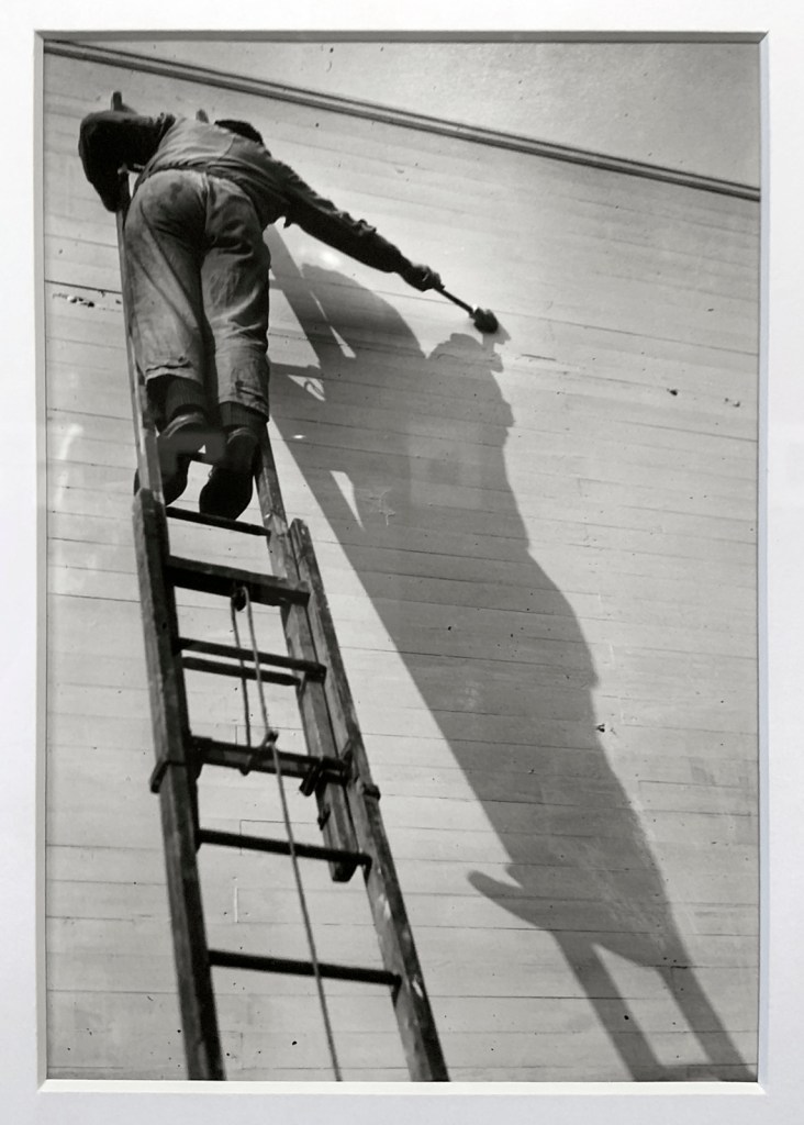 André Kertész (Hungarian, 1894-1985) 'Peintre d'ombre, Paris' 'Shadow painter, Paris' 1926 (installation view)
