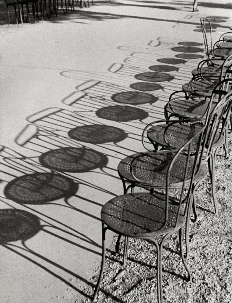André Kertész (Hungarian, 1894-1985) 'Chairs, Champs-Élysées, Paris' 1929