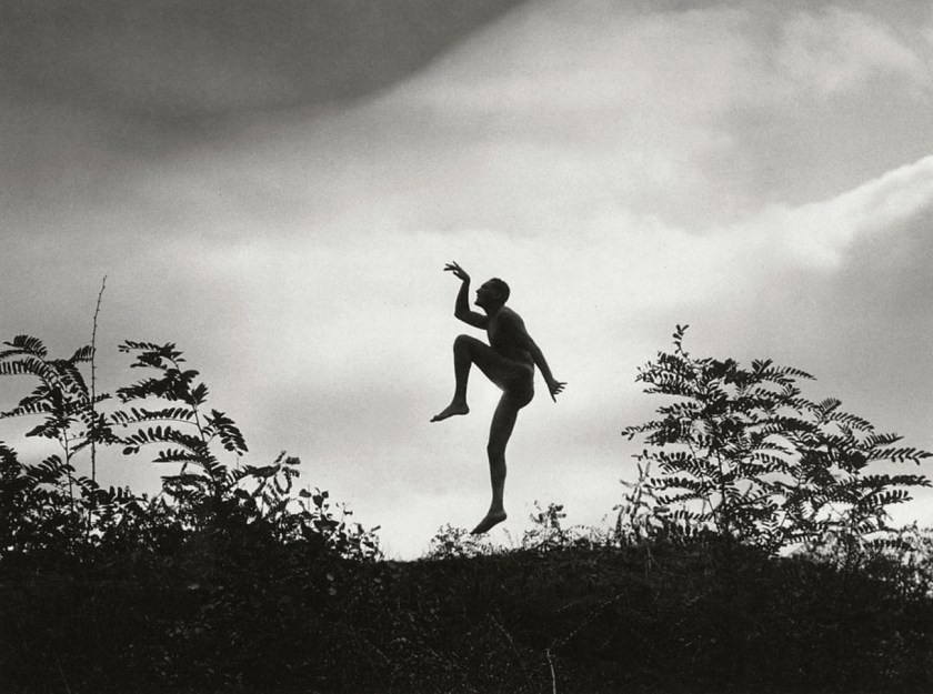 André Kertész (Hungarian, 1894-1985) 'Mon frère imitant le "scherzo"' 'My brother as a "Scherzo"' 1919