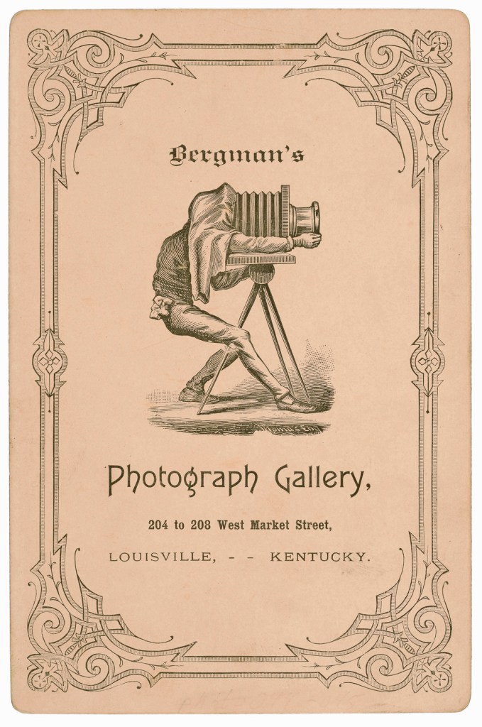 Caroline Bergman, Louisville, KY. 'Untitled [Bergman's Photograph Gallery]' c. 1890