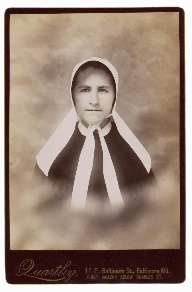 Charles Quartley, Baltimore, MD. '[Church woman]' 1880s