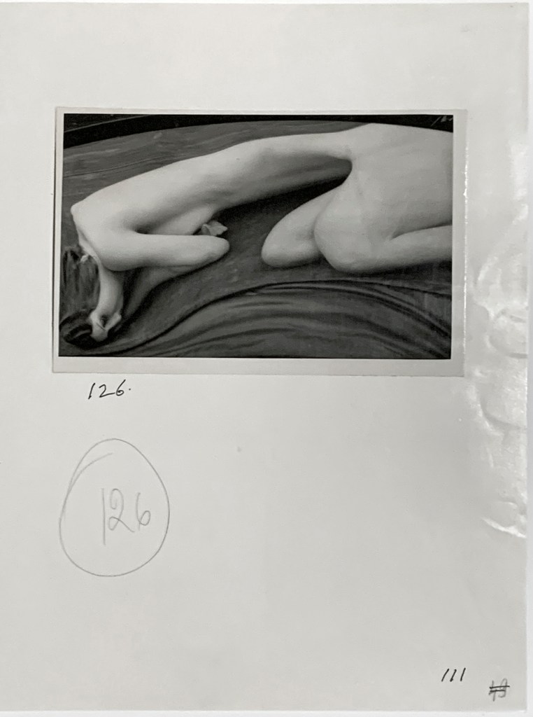 André Kertész (Hungarian, 1894-1985) 'Original plates of the model of the book 'Distortions'' 1975-1976 (installation view)