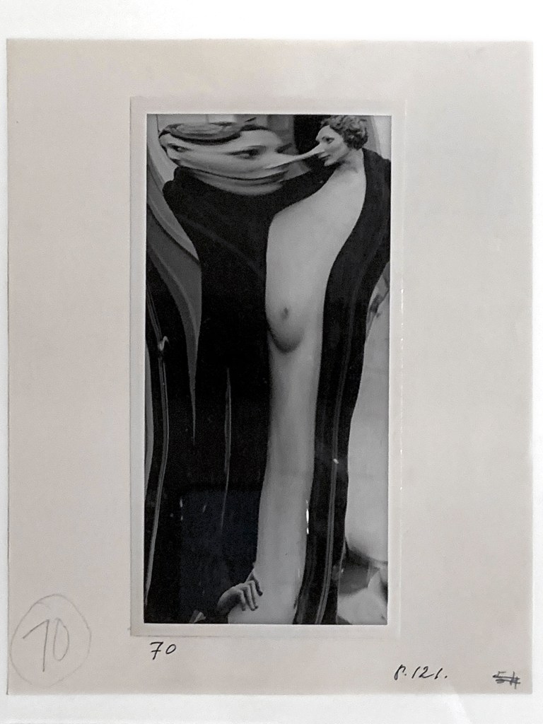 André Kertész (Hungarian, 1894-1985) 'Original plates of the model of the book 'Distortions'' 1975-1976 (installation view)