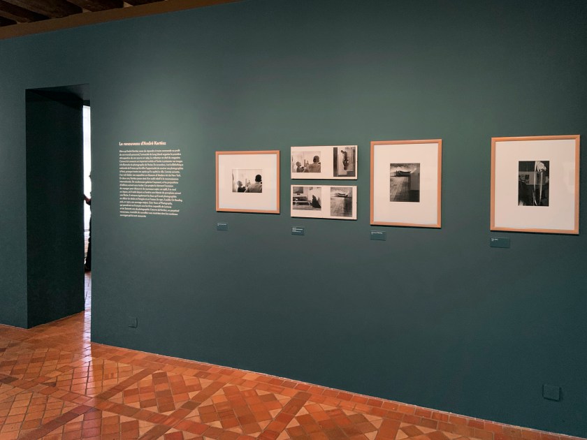 Installation view of the exhibition 'L'equilibriste, André Kertész' at Jeu de Paume, Château de Tours