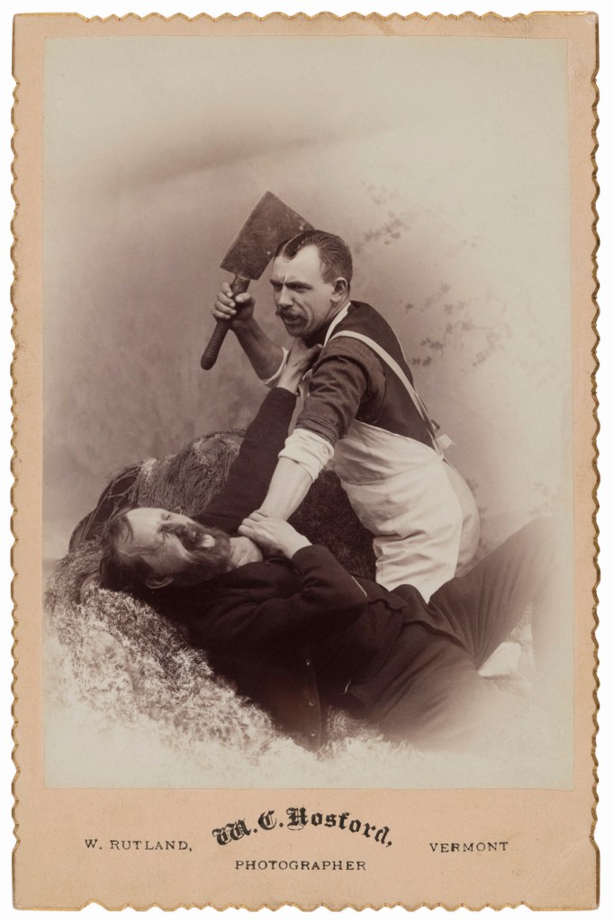 M. C. Hosford, West Rutland, VT. '[Getting the cleaver]' 1880s