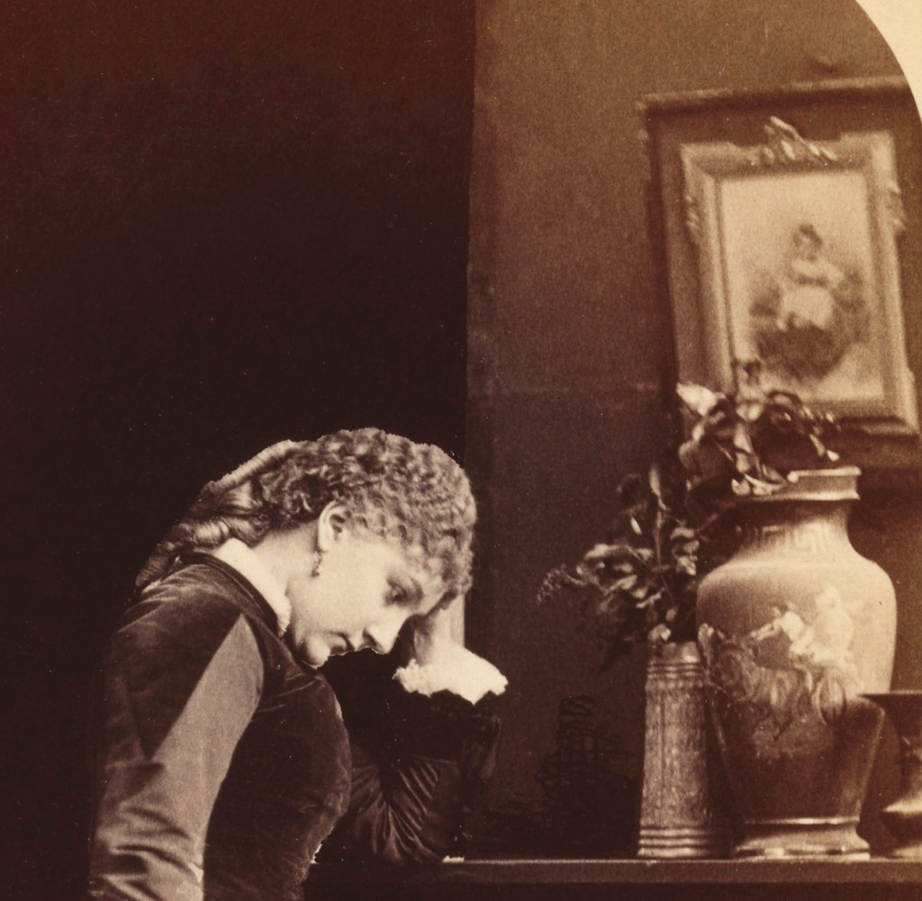 Napoleon Sarony, New York, NY. '[Fanny Davenport]' c. 1870 (detail)