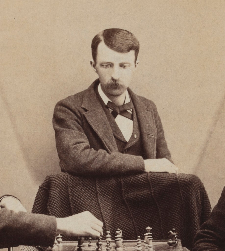 Unknown photographer. '[Chess against myself]' 1880s (detail)
