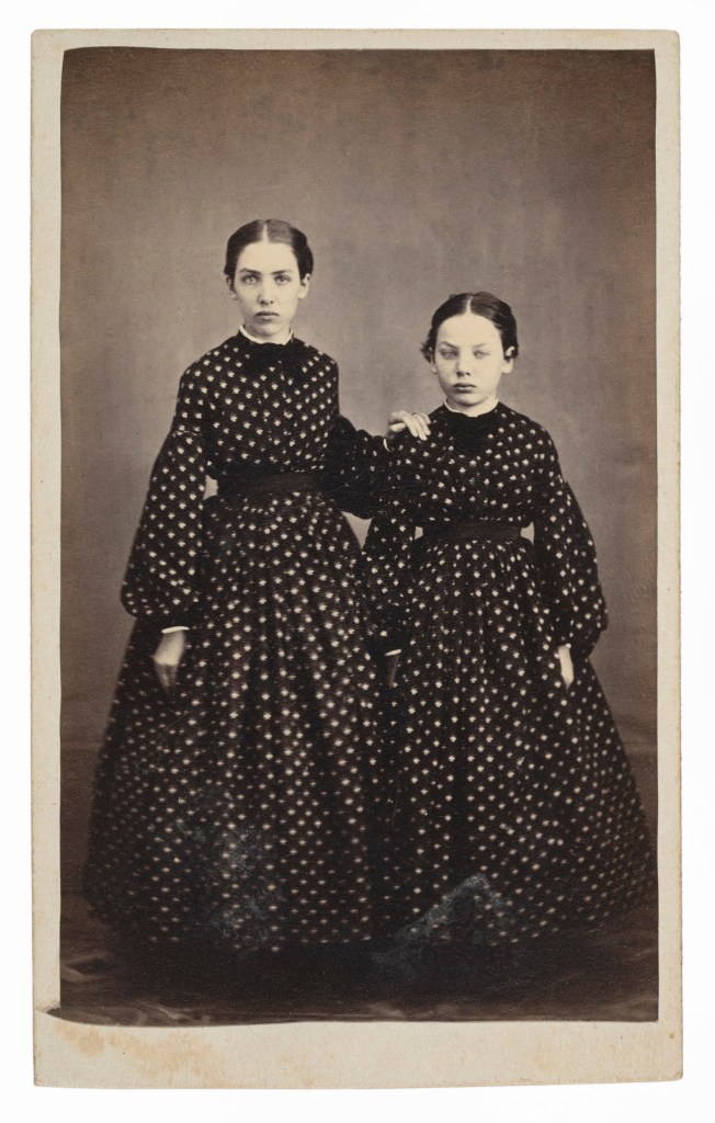 Unknown photographer. '[Two girls]' 1864