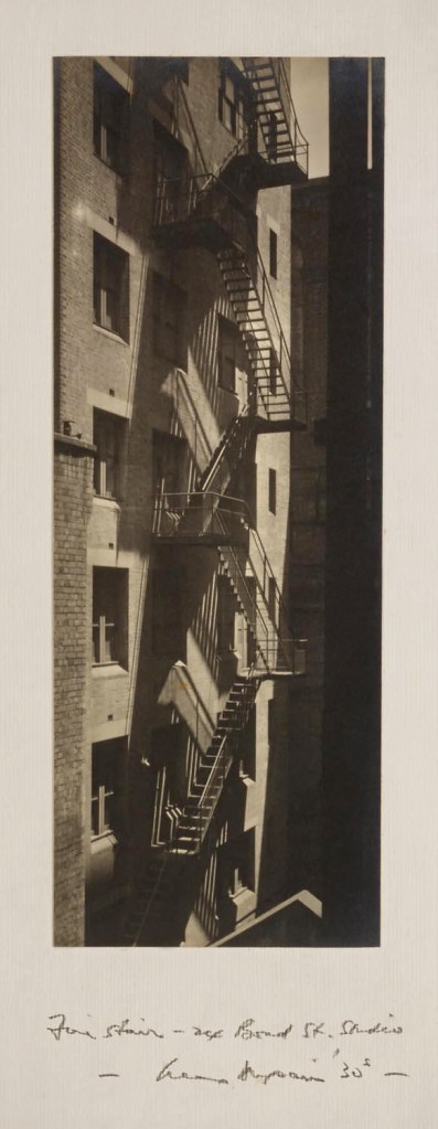 Max Dupain (Australian, 1911-1992) 'Fire Stairs at Bond Street Studio' 1930s