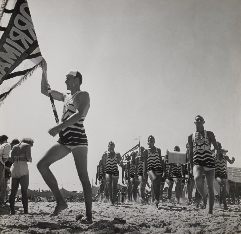 Max Dupain (Australian, 1911-1992) '(Life Guards with Flag and Reel March)' Nd