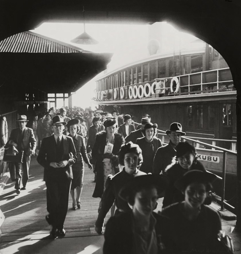 Max Dupain. 'Morning Commuters, The Kabu, Circular Quay' 1938
