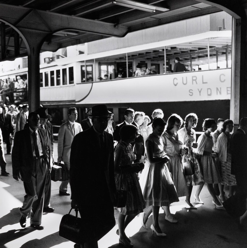 Max Dupain (Australian, 1911-1992) '(Passengers Disembarking from Ferry)' 1950s