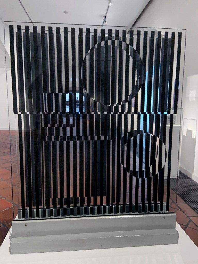 Victor Vasarely (Hungarian-French, 1906-1997) 'MORA' Oeuvre profonde cinétique 1954/1960 (installation view)