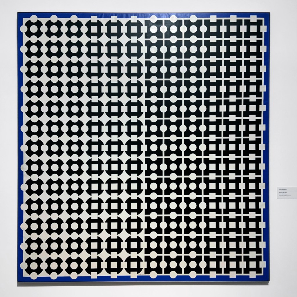 Victor Vasarely (Hungarian-French, 1906-1997) 'Norma' 1962-1979 (installation view)