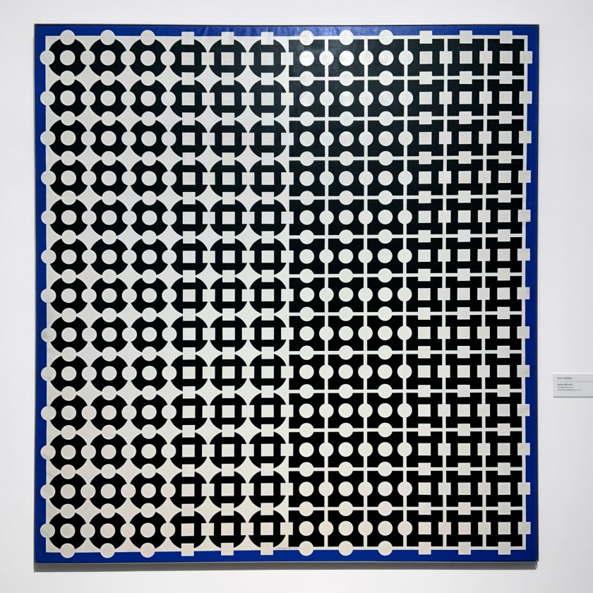 Victor Vasarely (Hungarian-French, 1906-1997) 'Norma' 1962-1979 (installation view)